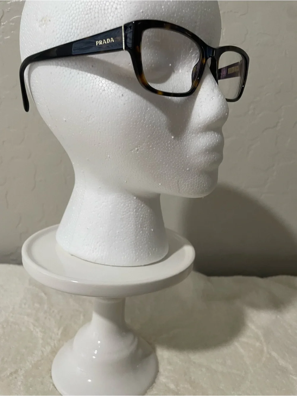 EUC-Prada Tortoise 52MM Eyeglass Frames-Made in Italy